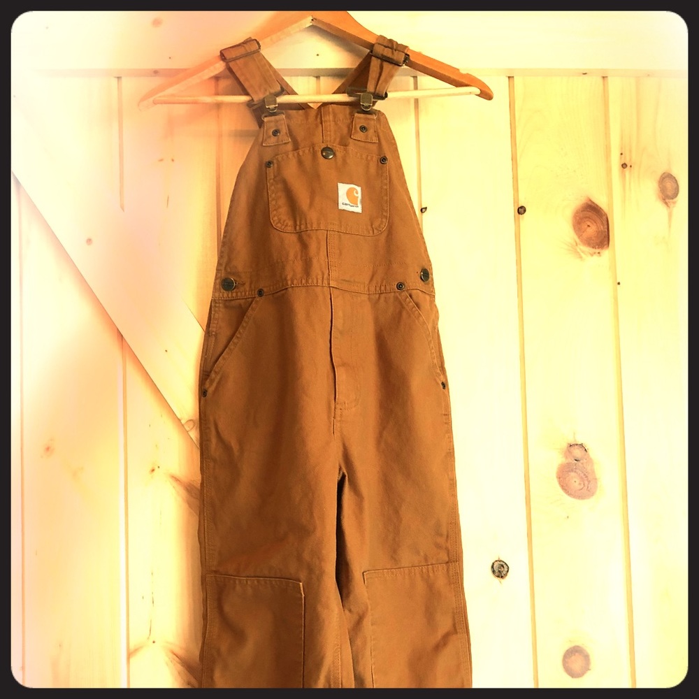 Carharrt overalls boys size 7